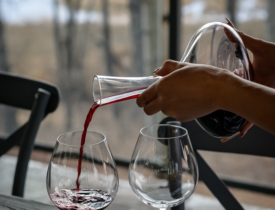 Aérateur de vin électrique, décanteur de vin portable à un bouton